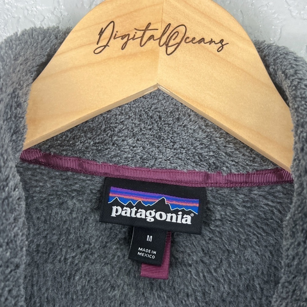 Patagonia Re-Tool Snap-T Pullover Feather Grey M Gorpcore Polartec Outdoor Gray - Picture 3 of 11